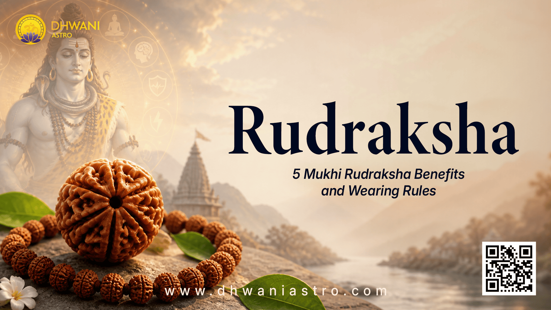 5 Mukhi Rudraksha Benefits and Wearing Rules